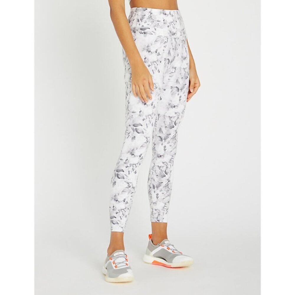 Varley Biona High Rise Athletic Leggings in Mono Floral Print